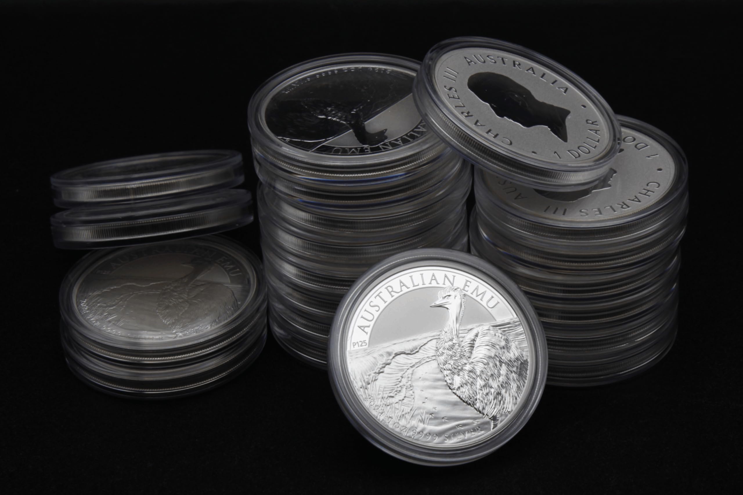 2024 P 1 oz Australian Silver Emu Coin Brilliant Uncirculated with